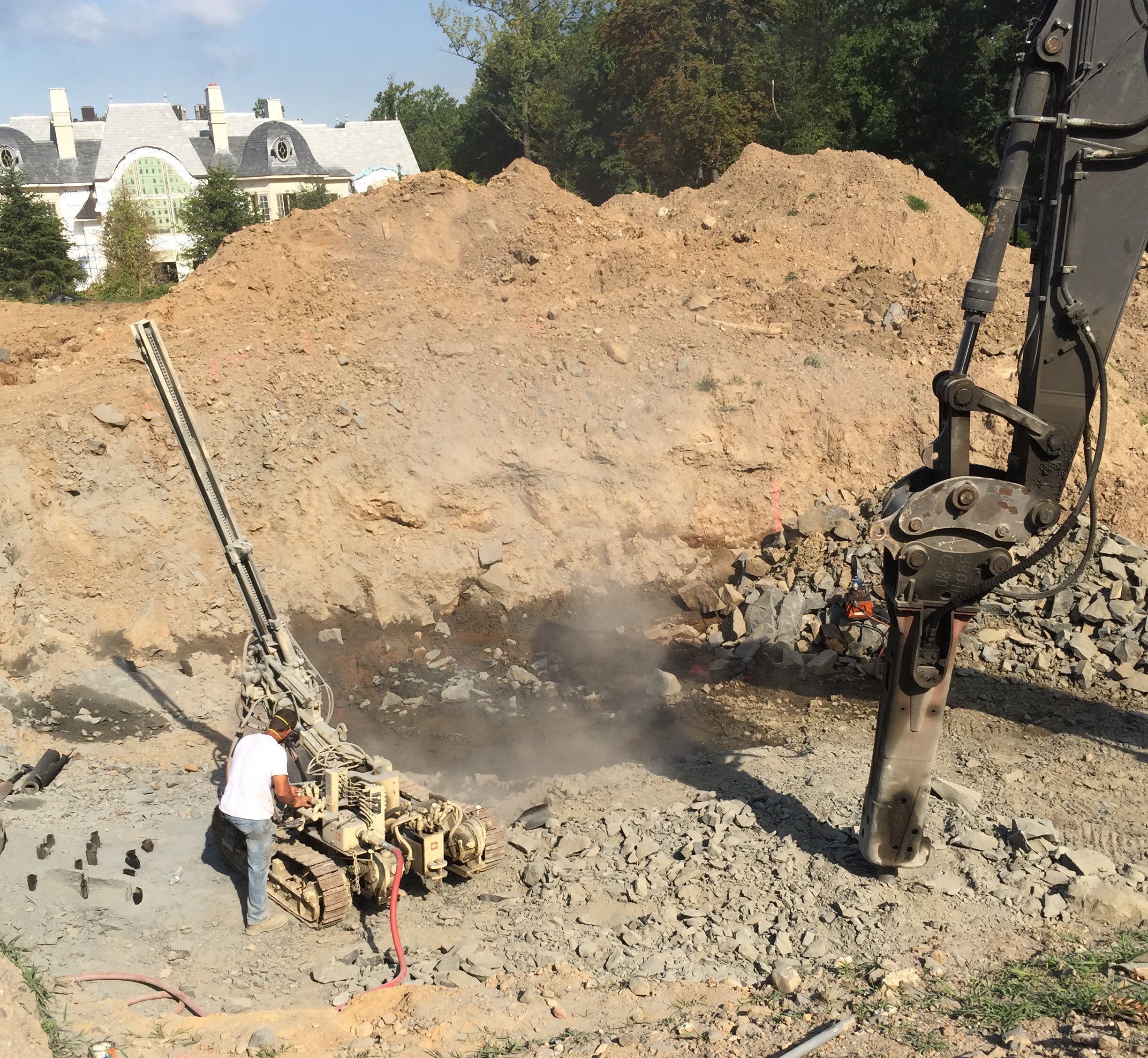 drilling and rock breaking in new york